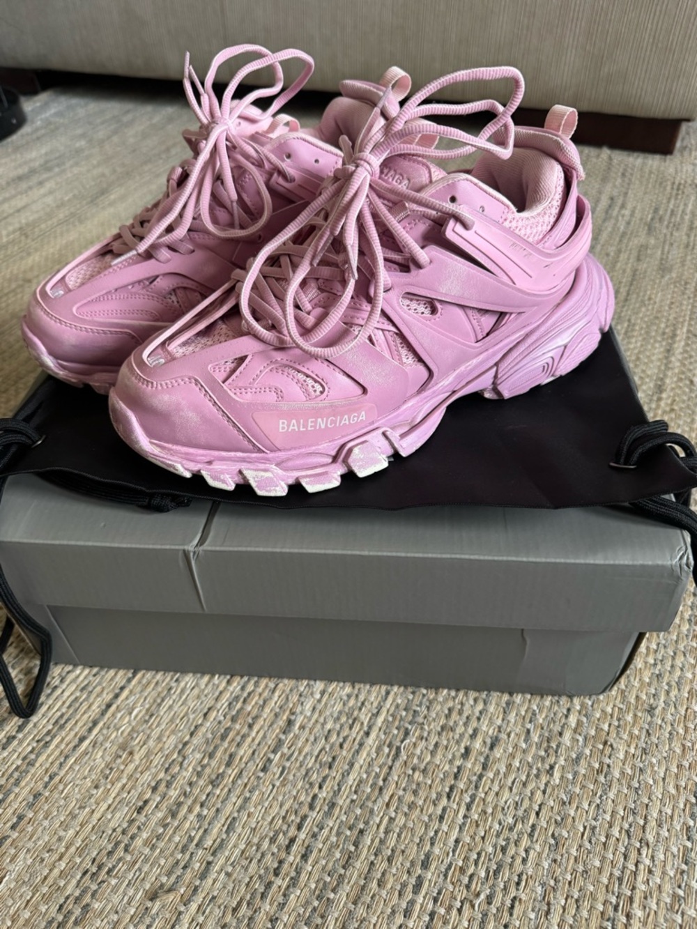 Balenciaga Pink FADED RARE Trainer Sneakers